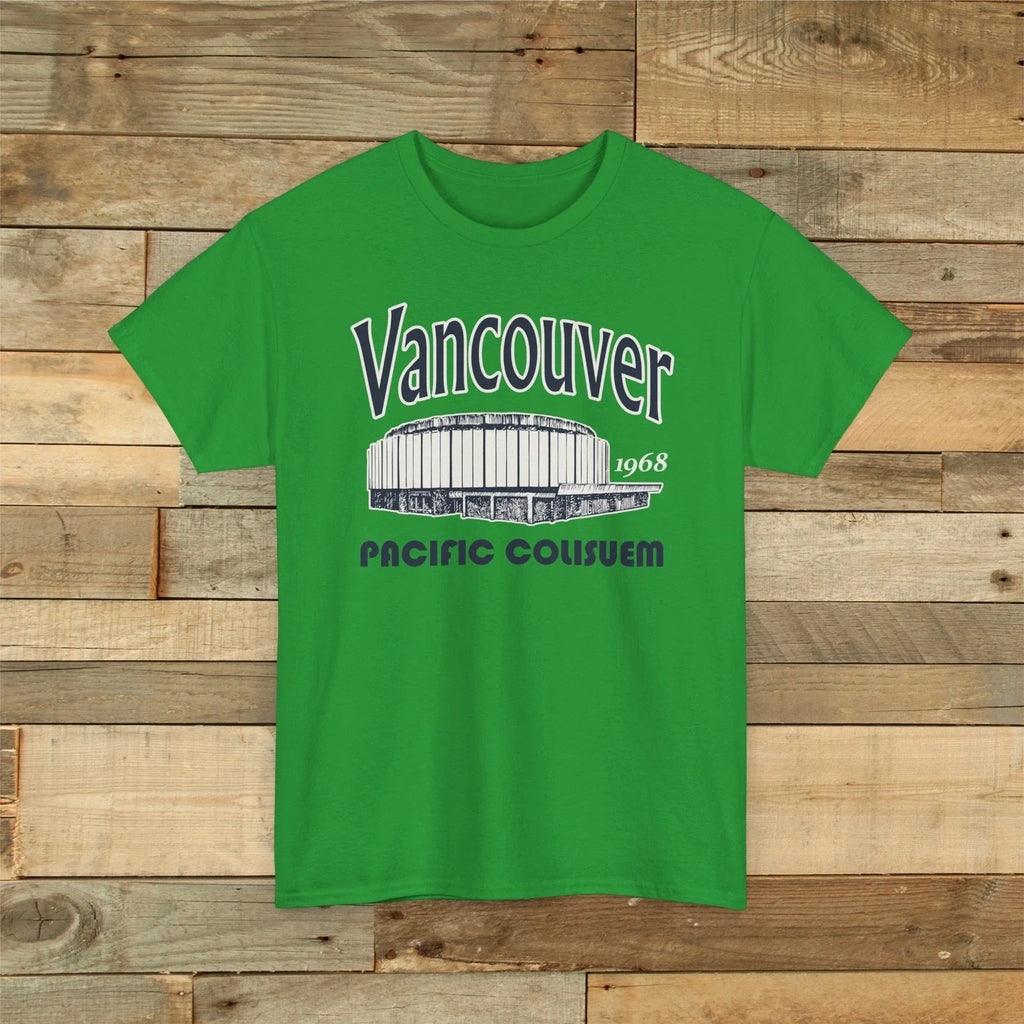 Pacific Coliseum 1968 Vintage Hockey Arena - Vancouver Canucks Unisex , , , Long Sleeve Tee