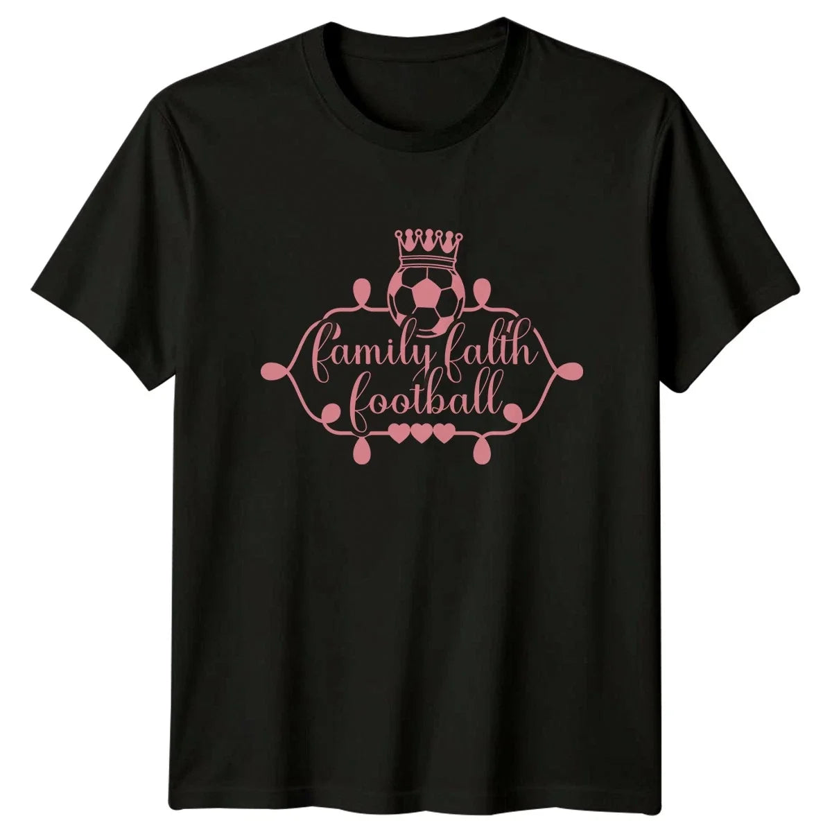 Family Faith Football Womens Religious Soccer Mothers Day Gift For Her Unisex , , , Long Sleeve Tee
