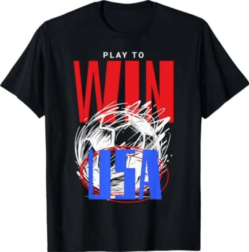 Soccer Football - World Cup 2026 Play to Win USA Unisex , , , Long Sleeve Tee