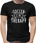 Soccer Is My Therapy Mens - Football - Sport - soccer Ball - Footie Unisex , , , Long Sleeve Tee