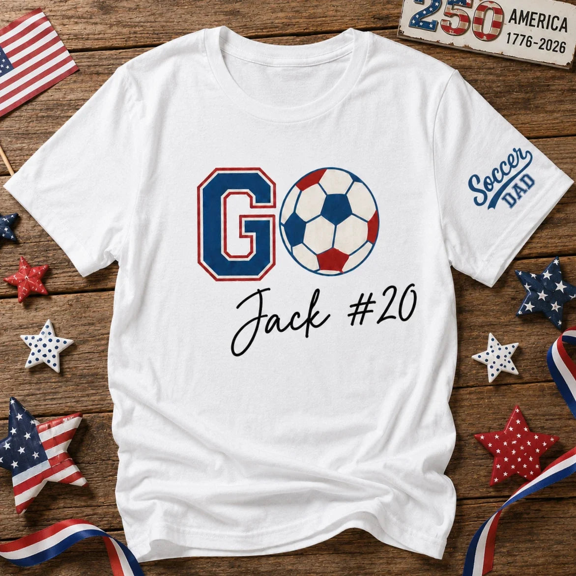 Custom Soccer Dad Mom Shirt, Personalized Soccer Ball Shirt with Name and Number Unisex , , , Long Sleeve Tee