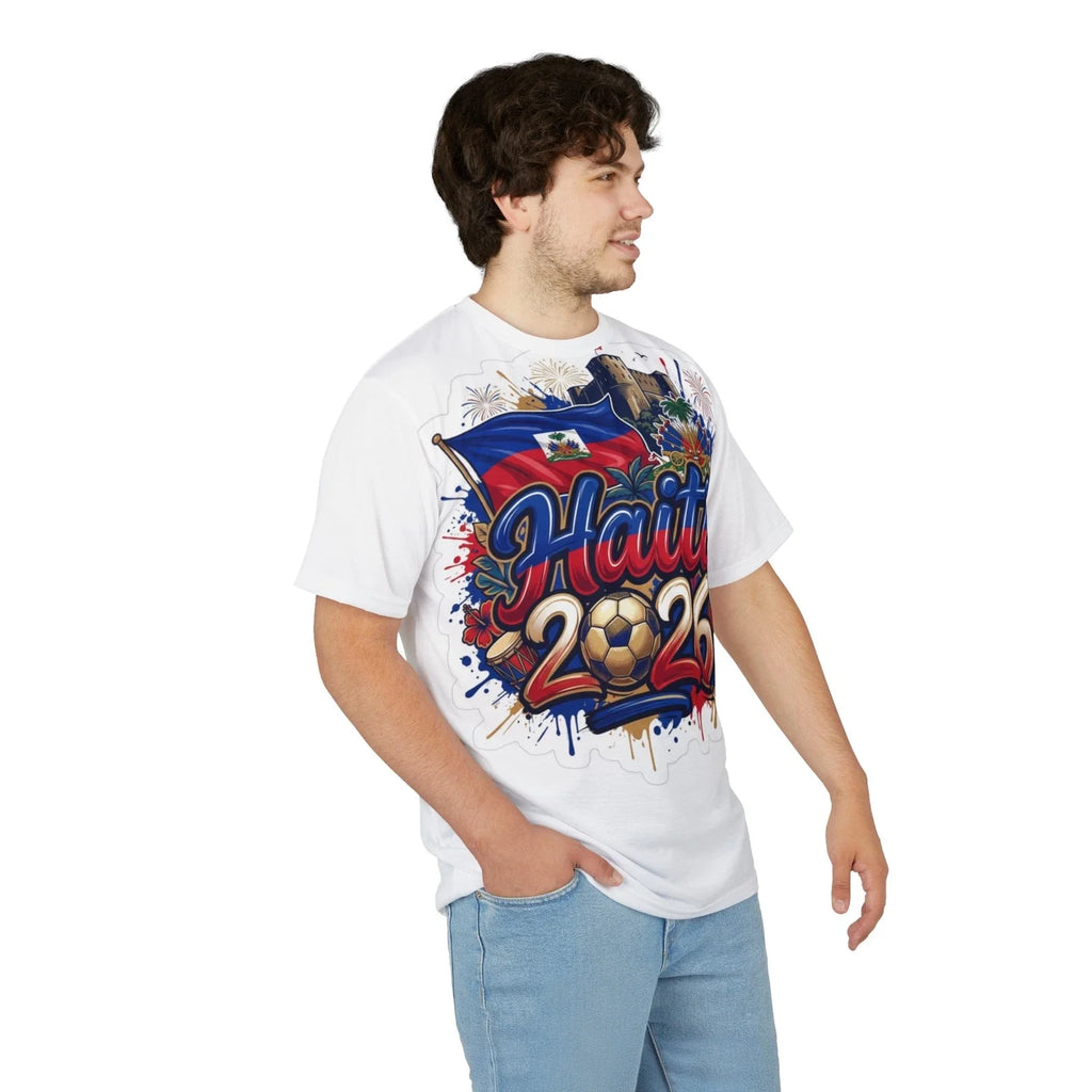 Haiti 2026 mondial T shirt Tee | Flag, Citadel, Football Design Unisex , , , Long Sleeve Tee