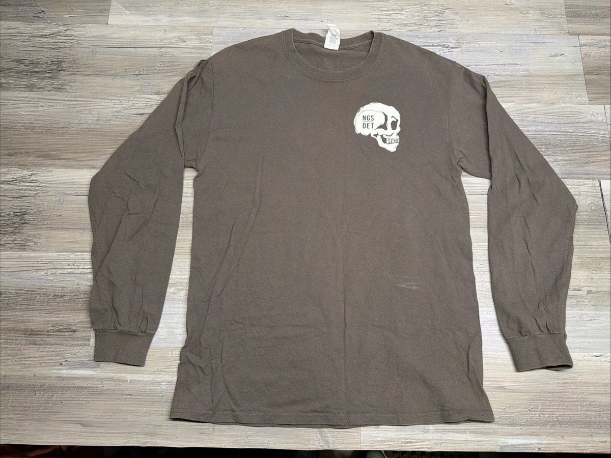 Detroit City Football Club NGS Northern Guard Supporters Rouge Gold Sz M Unisex , , , Long Sleeve Tee