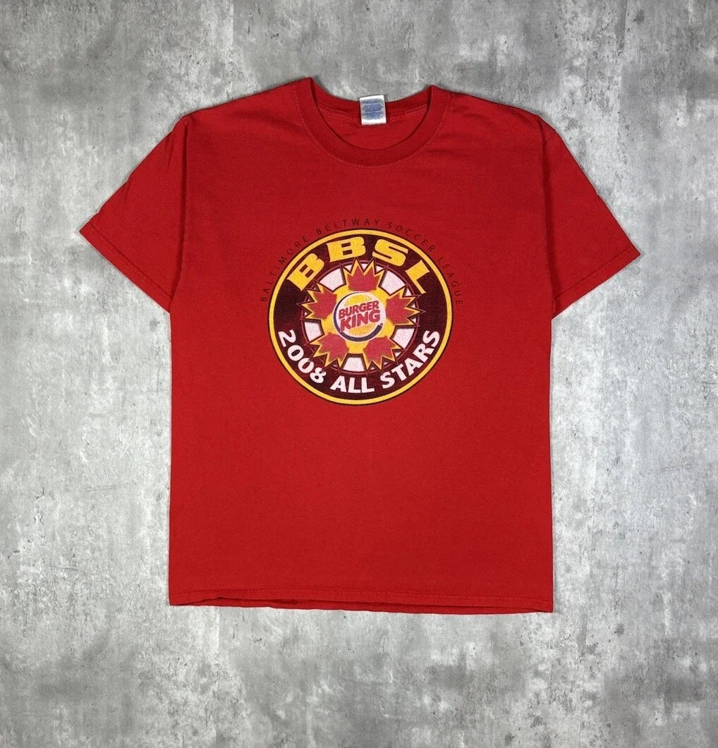 Vintage Y2K Soccer Tee size L Unisex , , , Long Sleeve Tee