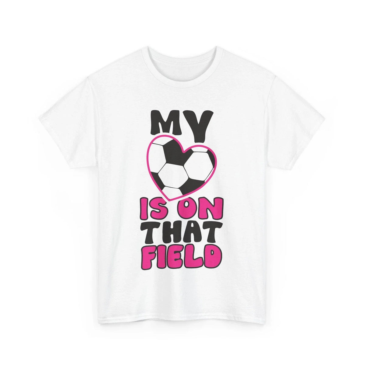 My Heart Is on That Field Soccer Player Sports Lovers Women Men Cute Shirt Unisex , , , Long Sleeve Tee