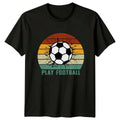 Play Football Soccer Sports Retro Gift For Him And Her Unisex , , , Long Sleeve Tee