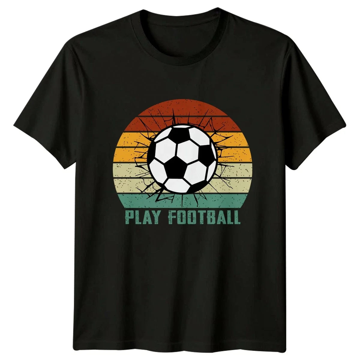 Play Football Soccer Sports Retro Gift For Him And Her Unisex , , , Long Sleeve Tee