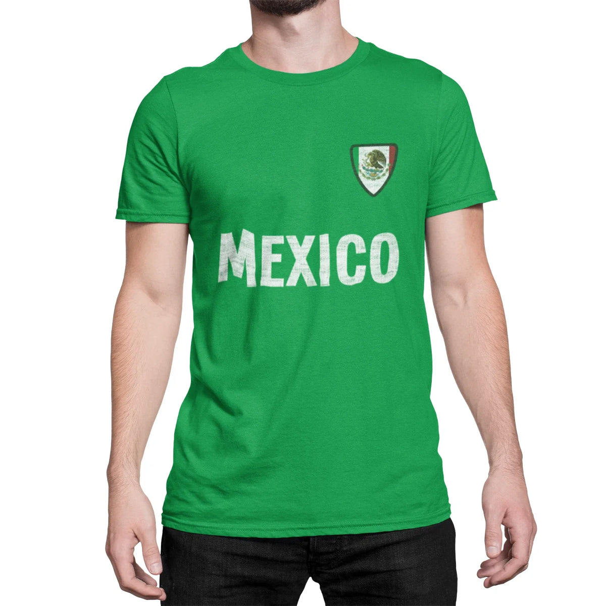 MEXICO Country Name Badge World Cup 2026 Mens Football World Cup Sports Unisex , , , Long Sleeve Tee