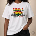 Ghana t shirt flag football 2026 tee gift Africa heart soccer fan top all sizes Unisex , , , Long Sleeve Tee