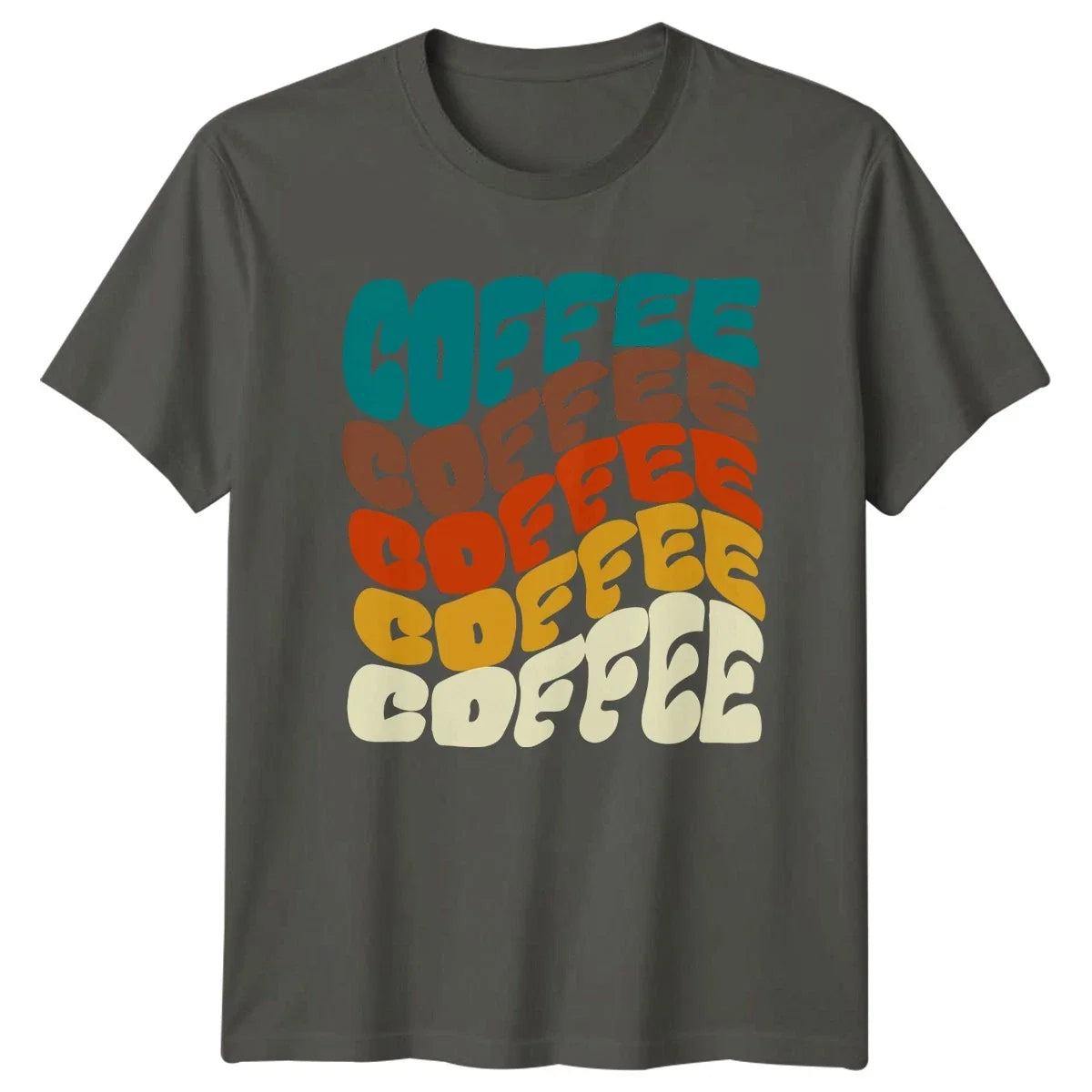 Retro Groovy Coffee Design Retro Coffee Lover Coffee Unisex , , , Long Sleeve Tee