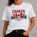 Canada t shirt football 2026 fan flag national soccer top art design tee gift Unisex , , , Long Sleeve Tee