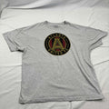 Fanatics Unisex Atlanta United FC T Shirt Gray Short Sleeve Graphic XXL Unisex , , , Long Sleeve Tee