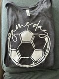 Canvas Game Day Soccer Shirt Unisex , , , Long Sleeve Tee
