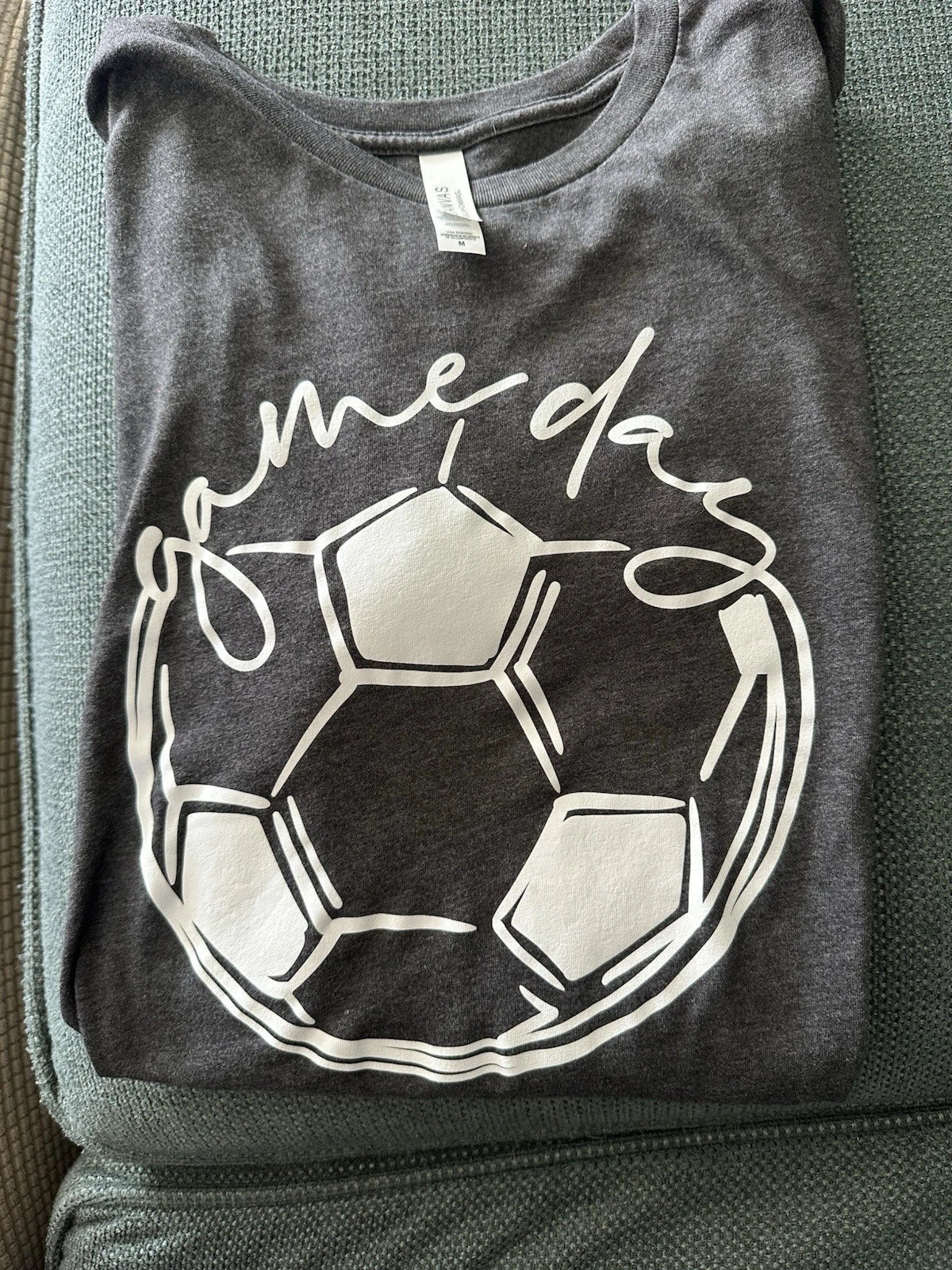 Canvas Game Day Soccer Shirt Unisex , , , Long Sleeve Tee