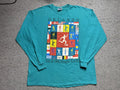 Vintage Hanes Orlando Shirt Mens XL Green Site Of 1996 Olympic Soccer Tee Unisex , , , Long Sleeve Tee