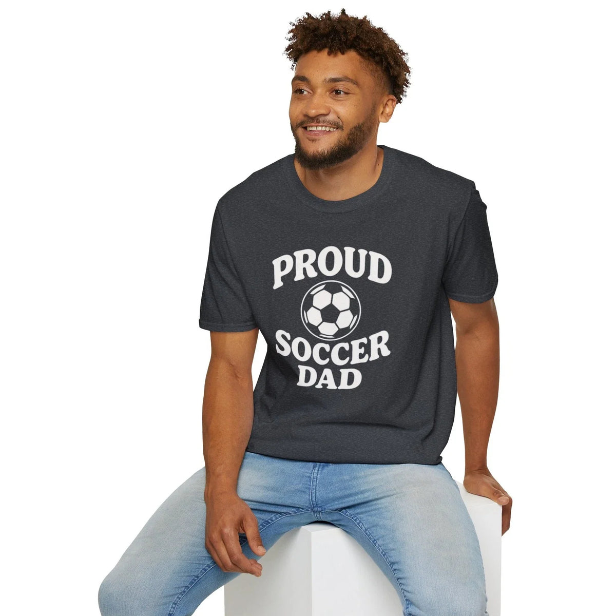 Proud Soccer Dad , Unisex Tee for Dads, Soccer Gifts, Father’s Day Unisex , , , Long Sleeve Tee