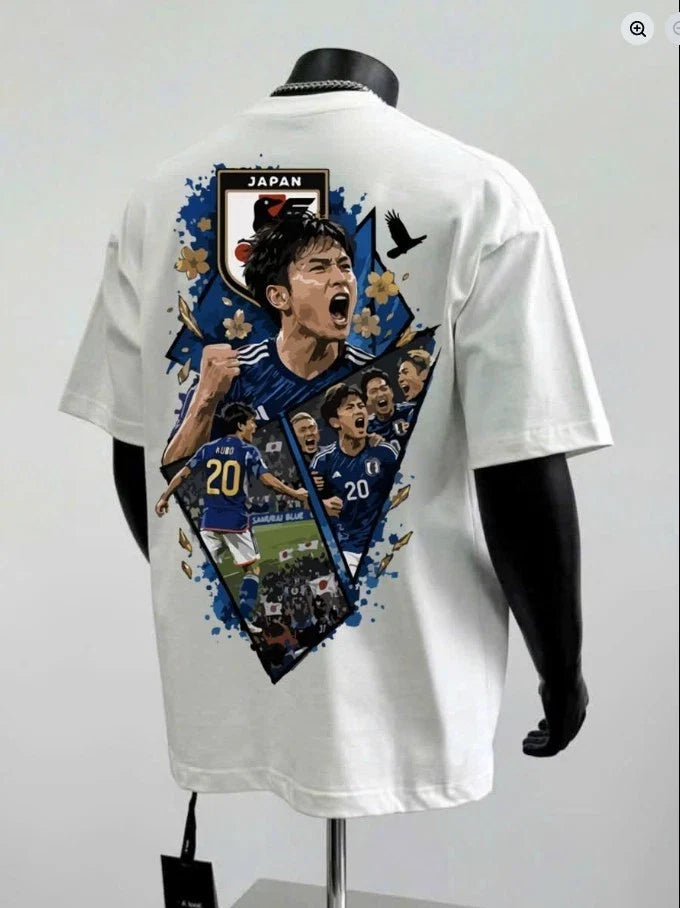 Takefusa Kubo Japan Soccer Graphic Football Fan Unisex Tee Unisex , , , Long Sleeve Tee