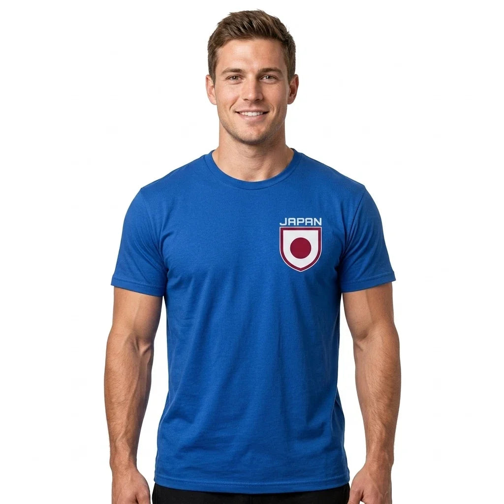 Japan World Cup 2026 T Shirt Mens Football Soccer Fan Top Japan Supporter Unisex , , , Long Sleeve Tee