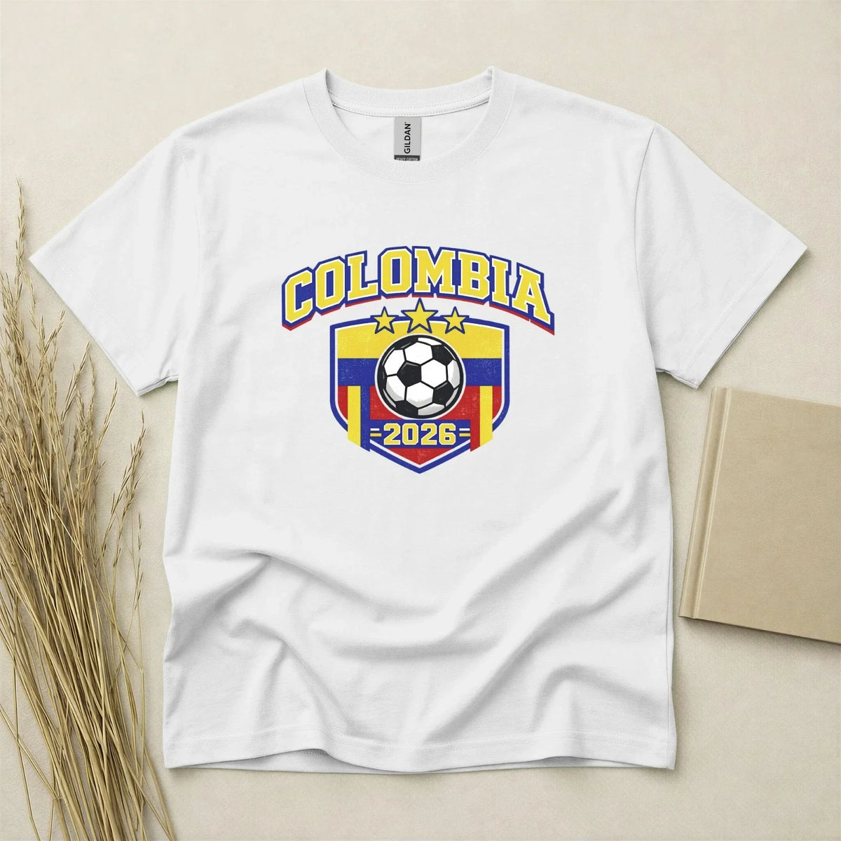 Colombia 2026 Football Fan T Shirt Soccer Supporters Gildan Cotton Family Top Unisex , , , Long Sleeve Tee