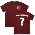 Qatar football T Shirt,Personalised football Badge Tee, Custom Name & Number Top Unisex , , , Long Sleeve Tee