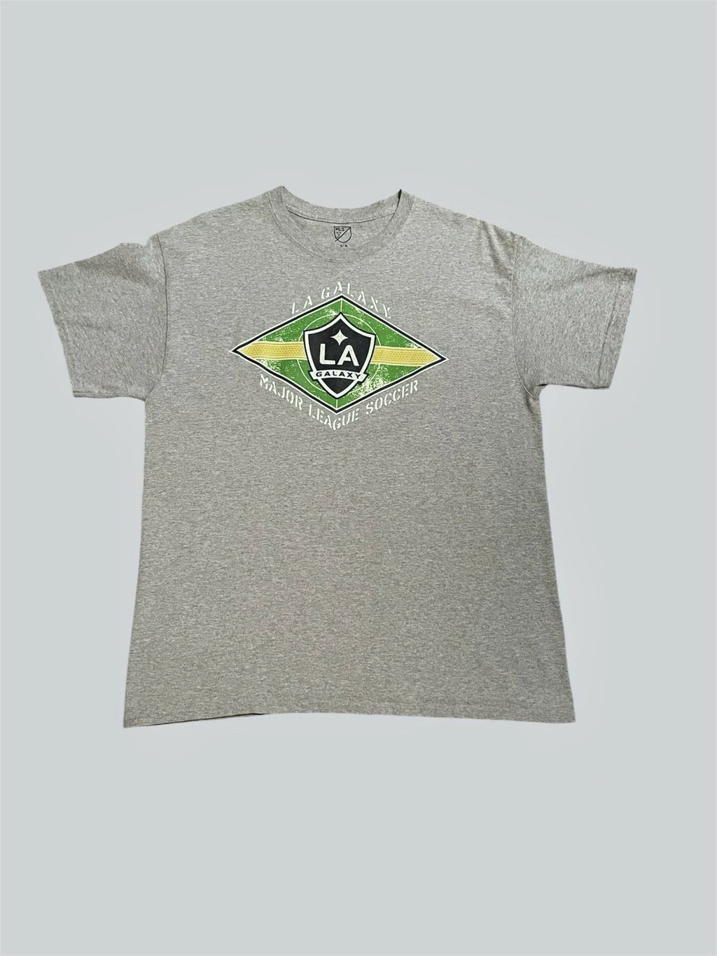 LA Galaxy MLS soccer vintage 2000’s gray graphic t shirt Size Large Unisex , , , Long Sleeve Tee