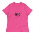 Women's Relaxed - Soccer Mom Shirt - Soccer - Mom - Pink Soccer Shirt Unisex , , , Long Sleeve Tee