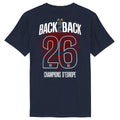 PSG Men's 2 Stars 2026 League Jersey Football Football Champions - 4XL Unisex , , , Long Sleeve Tee