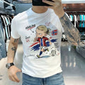 Norway No.9 Inspired Soccer Graphic Cartoon Football Fan Unisex Tee Unisex , , , Long Sleeve Tee