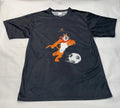 Retro Kellogs Tony Tiger 2008 Soccer Black Jersey Size L Unisex , , , Long Sleeve Tee