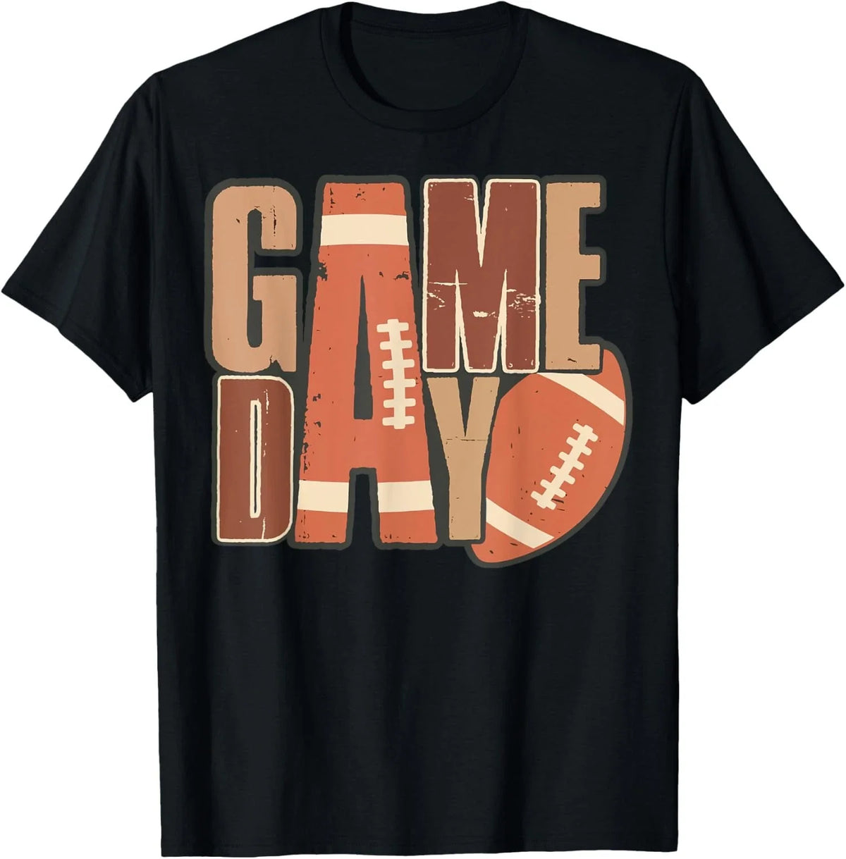 Vintage Game Day Football Lightning Bolt Funny Sport Unisex Unisex , , , Long Sleeve Tee