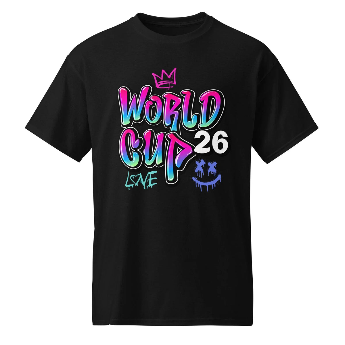 World cup Soccer 2026 DryBlend® Graffiti design Unisex , , , Long Sleeve Tee