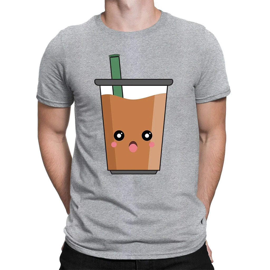 Coffee Glass Emoticon Caffeine Addicters Gift Funny Mens Womens 2#TA-25 Unisex , , , Long Sleeve Tee