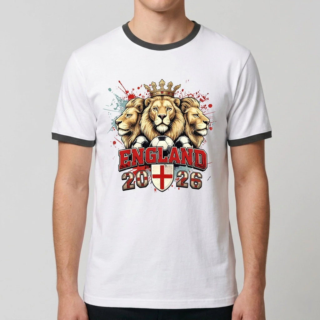 England Football 2026 Ringer Soccer Tournament Supporter Fans Gift Top Unisex , , , Long Sleeve Tee