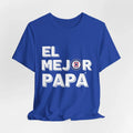 El Mejor Papá Soccer Fan Shirt | Mexican Dad Gift Tee | Futbol Blue Team Unisex , , , Long Sleeve Tee