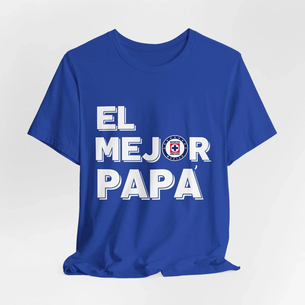 El Mejor Papá Soccer Fan Shirt | Mexican Dad Gift Tee | Futbol Blue Team Unisex , , , Long Sleeve Tee
