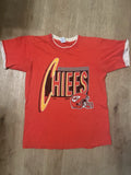 Vintage 90’s Kansas City Chiefs Salem Sportswear T Shirt Large Unisex , , , Long Sleeve Tee