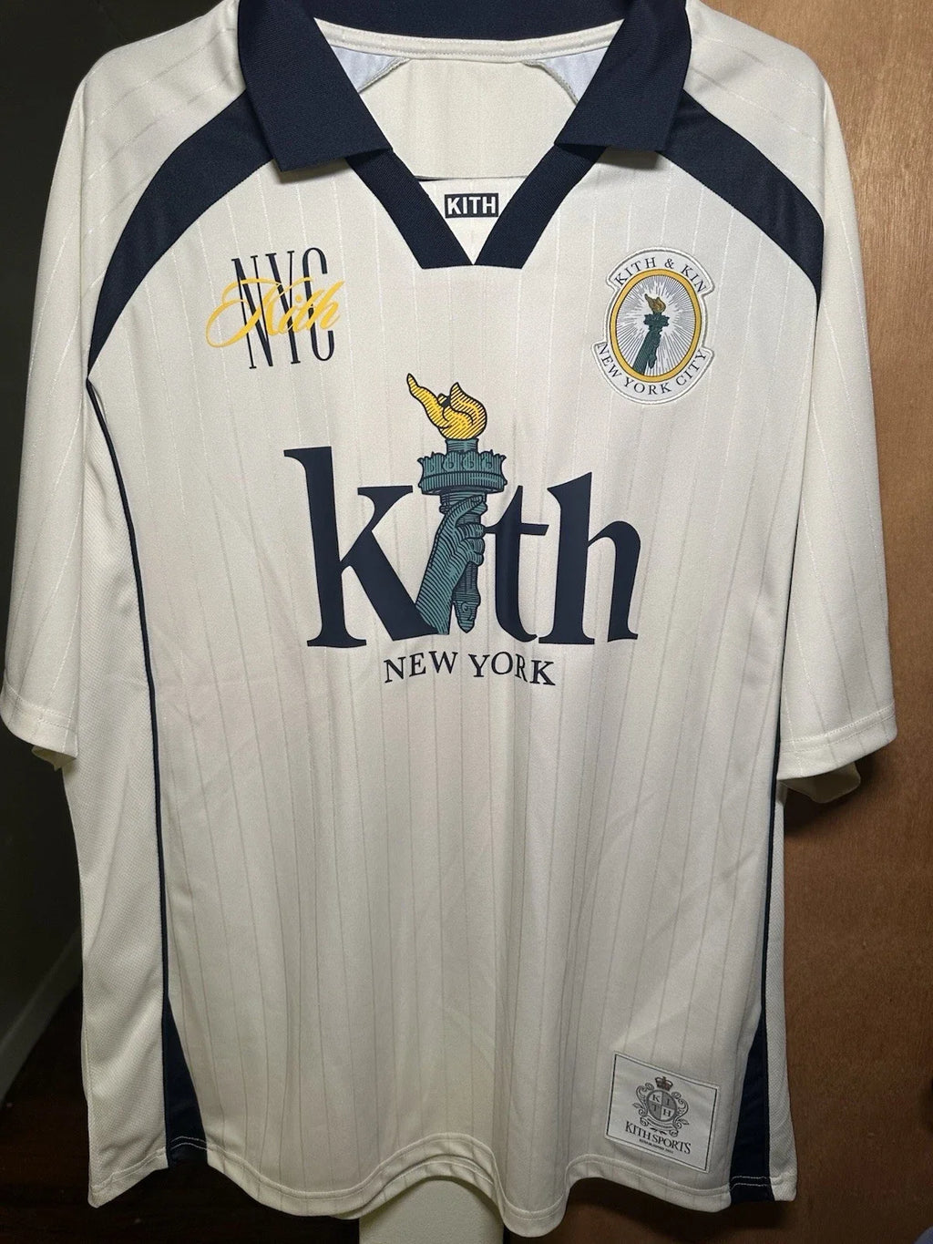 Kith New York Edison Soccer JerseyXL Unisex , , , Long Sleeve Tee