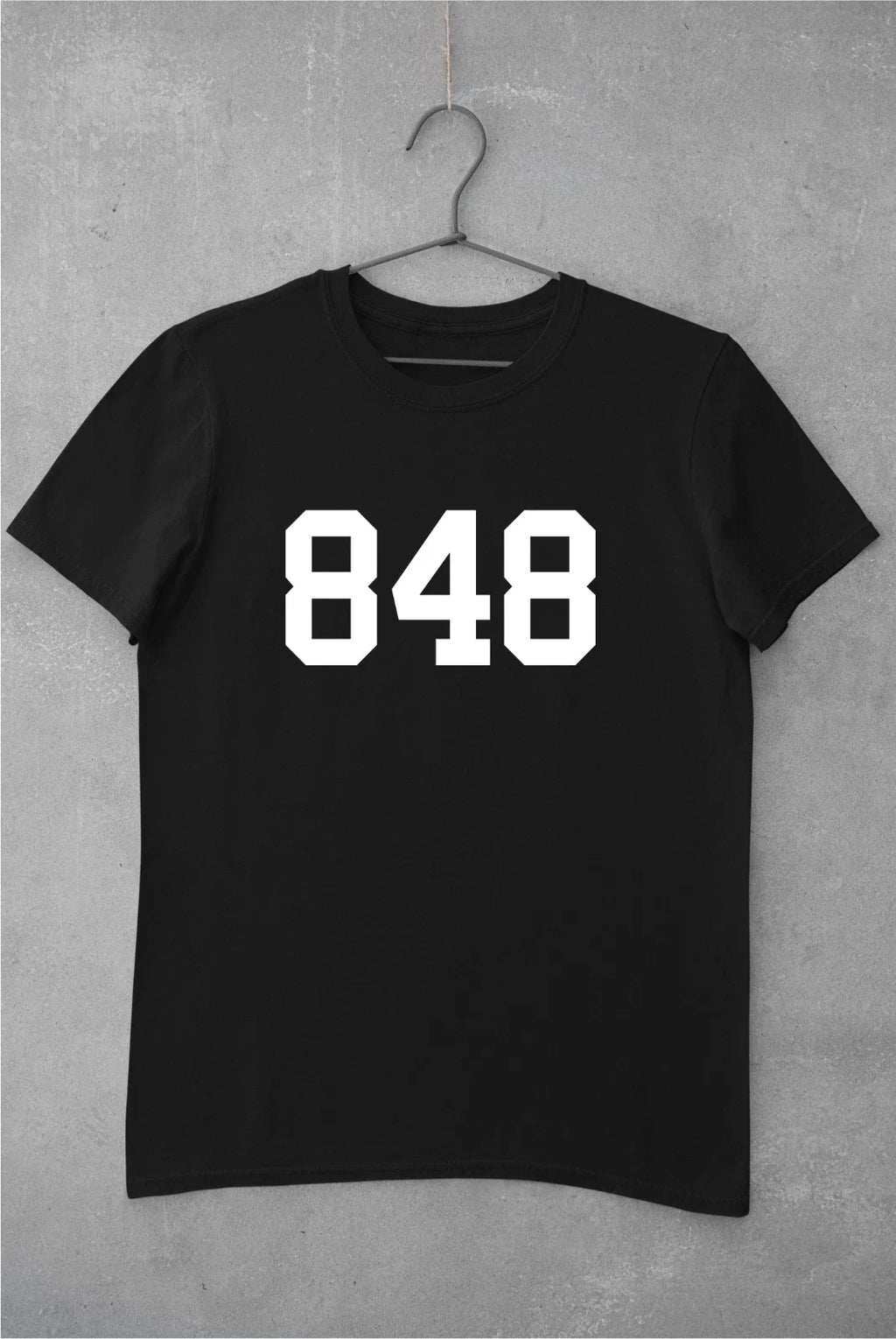 New Jersey Shirt, 848 Area Code, Middlesex, Somerset, Union, NJ Unisex , , , Long Sleeve Tee
