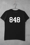 New Jersey Shirt, 848 Area Code, Middlesex, Somerset, Union, NJ Unisex , , , Long Sleeve Tee