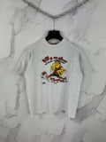 Vintage Frankfurt Fan Merch "Nei Mehr 2 Liga" Logo T Shirt L Unisex , , , Long Sleeve Tee