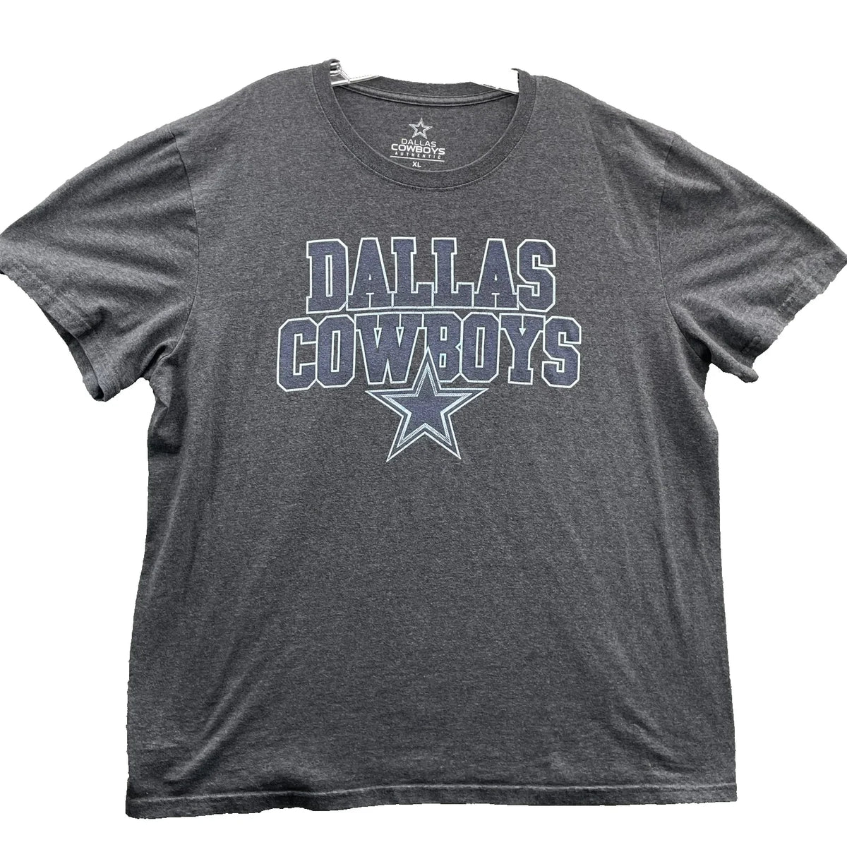 Dallas Cowboys Men's XL Gray Retro Football Sportswear Training Athletic Unisex , , , Long Sleeve Tee