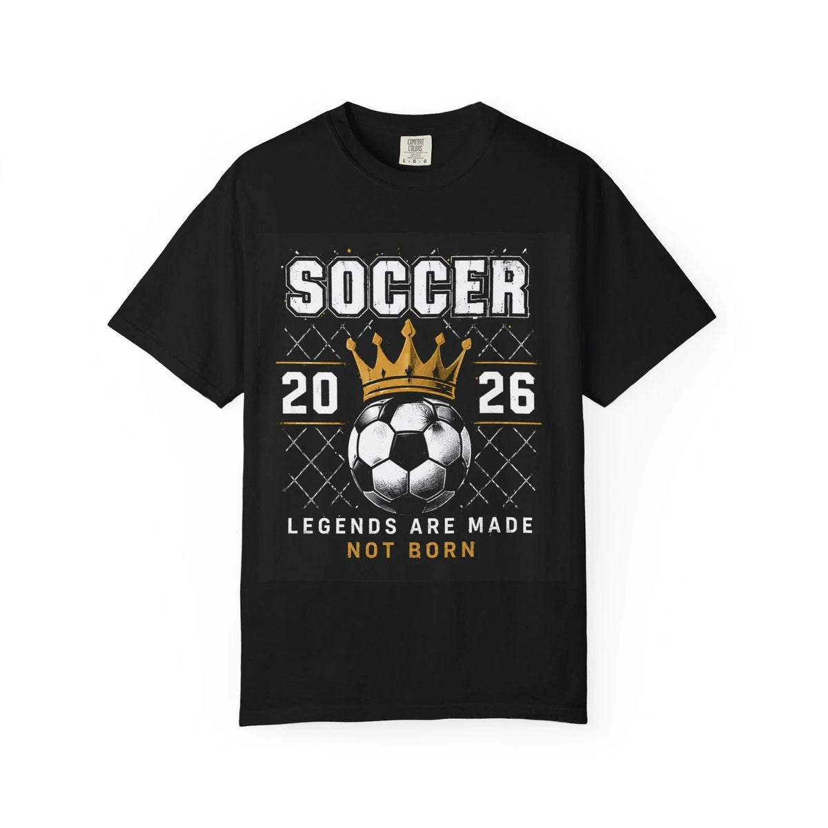 Soccer Crown 2026 | Legends Are Made Not Born Unisex , , , Long Sleeve Tee