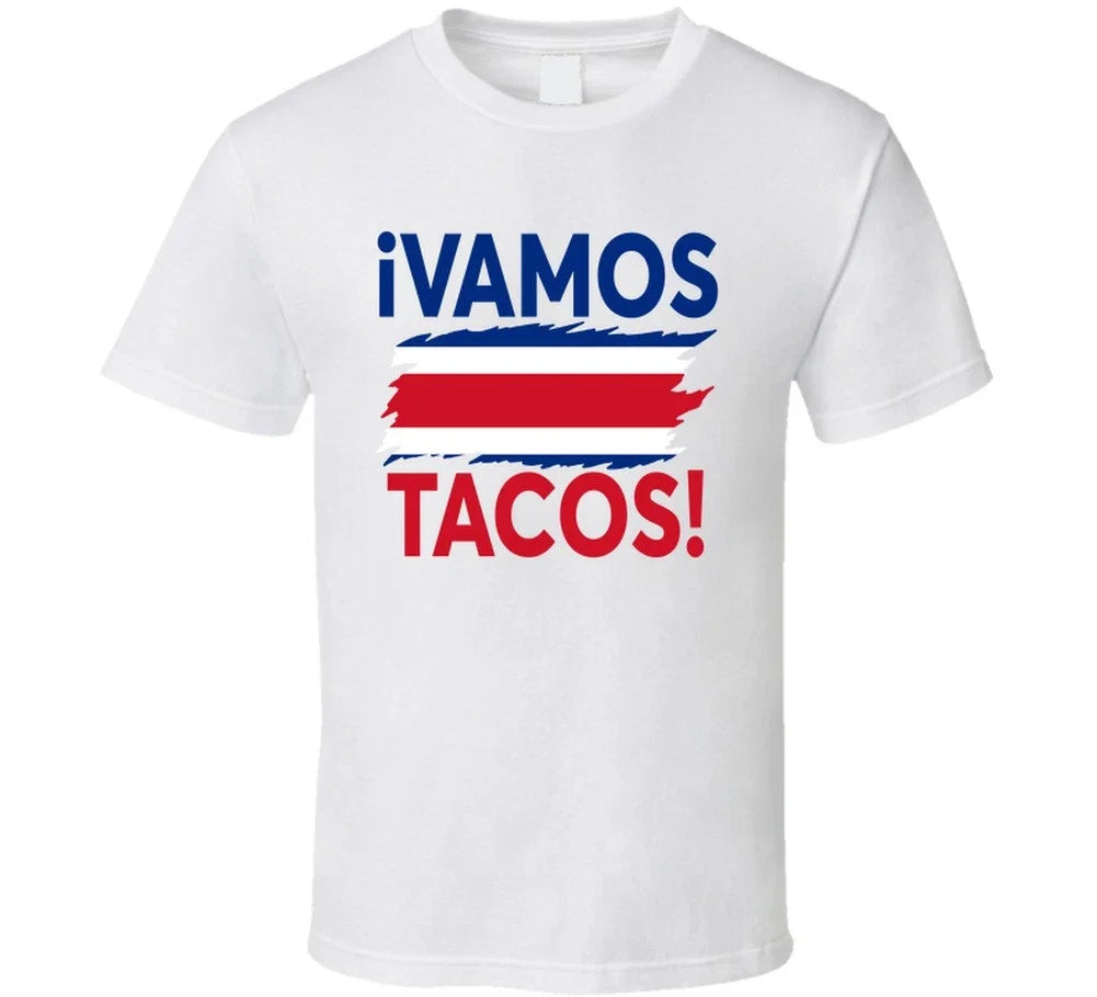 Ivamos Tacos Costa Rica Soccer Football Fan T Shirt Unisex , , , Long Sleeve Tee