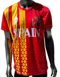 New Spain Futbol Soccer Team Men’s Red Fast Action Brand Sz Large L Unisex , , , Long Sleeve Tee