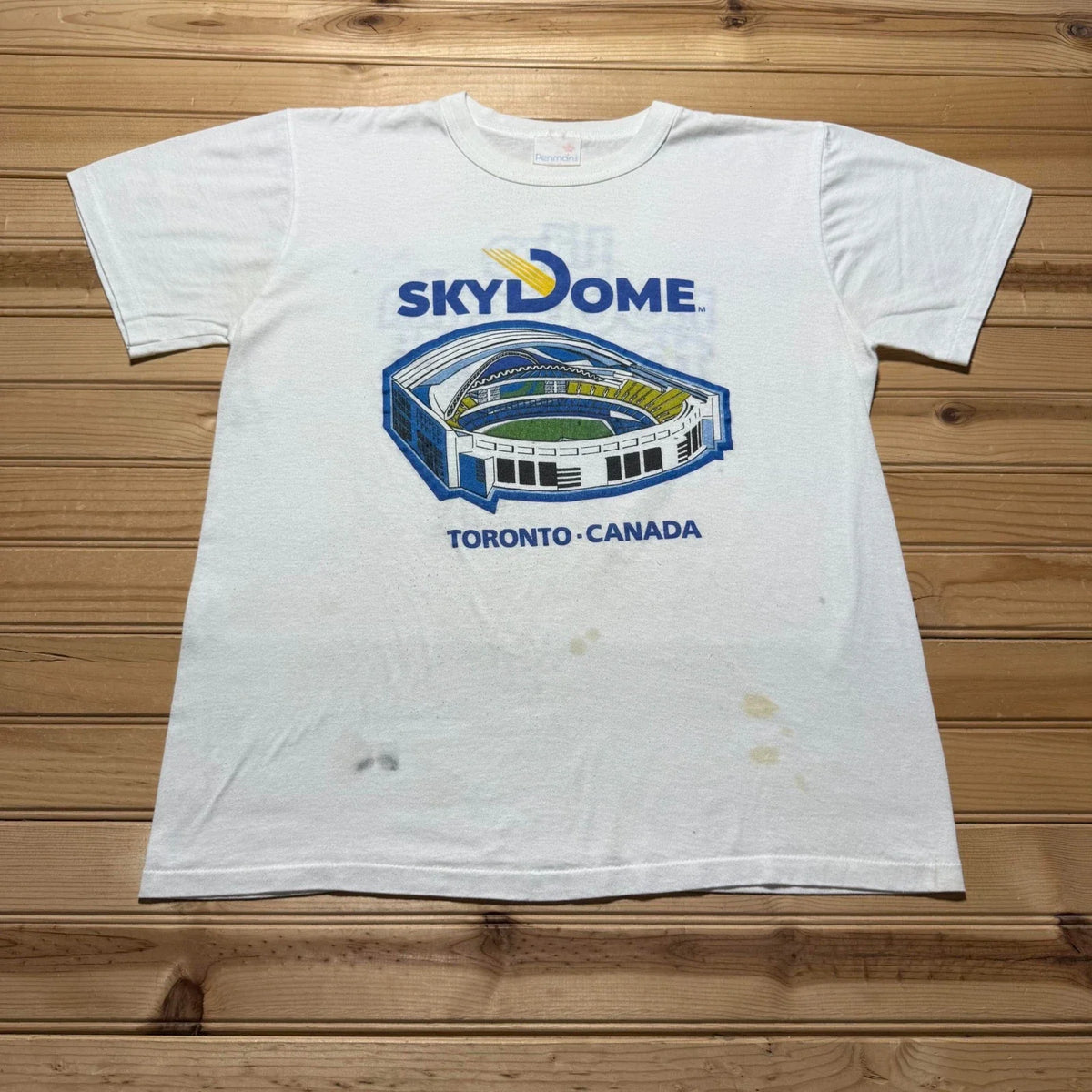 Vintage 1989 SkyDome Toronto Canada Stadium Graphic Souvenir - Large Unisex , , , Long Sleeve Tee