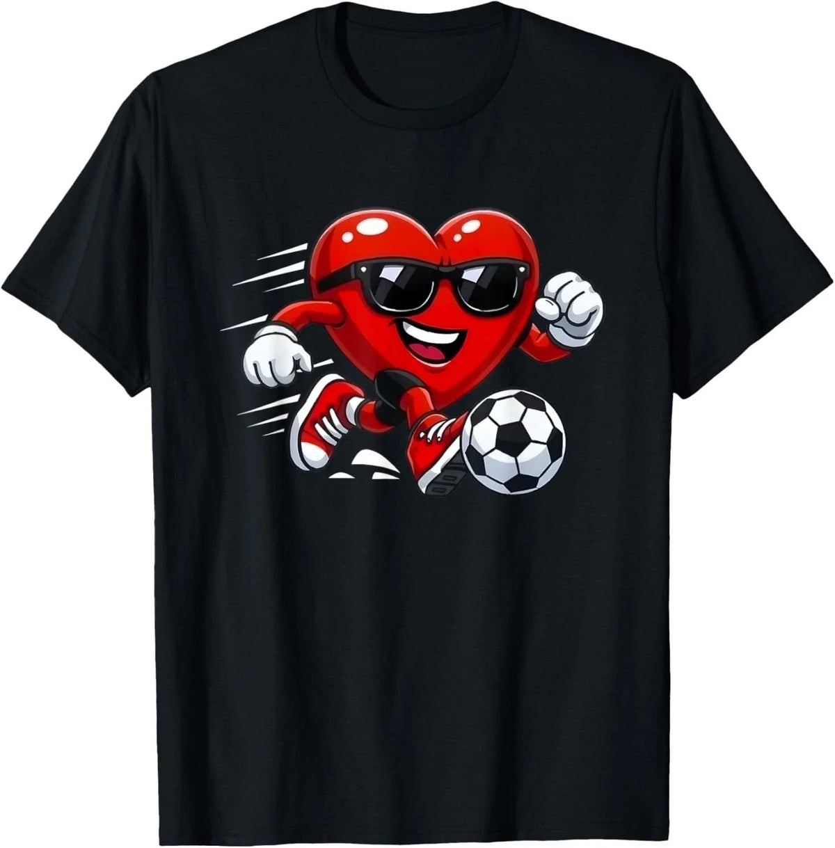 Valentine Soccer Heart Drip Sport Love Valentines Day Boys Sizes XS–XL Unisex , , , Long Sleeve Tee