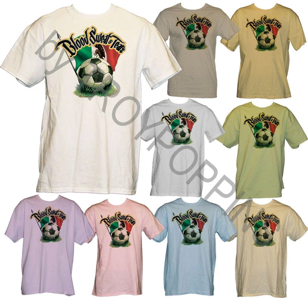 1-BLOOD SWEAT & TEARS SOCCER BALL SPORTS WEAR GEAR FANS GRAPHIC PRINTED Unisex , , , Long Sleeve Tee