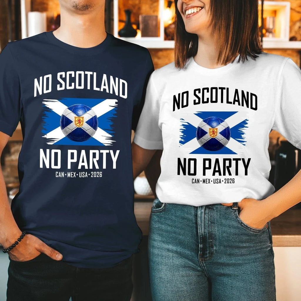 No Scotland No Party, We'll Be Coming, 2026 Football Fan (SC-8) Unisex , , , Long Sleeve Tee