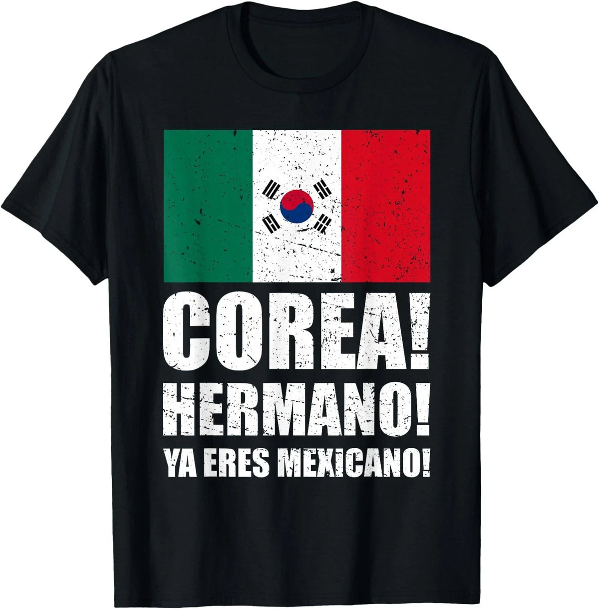 Mexico South Korea Soccer Chant Flag Shirt Korean Brother Unisex , , , Long Sleeve Tee