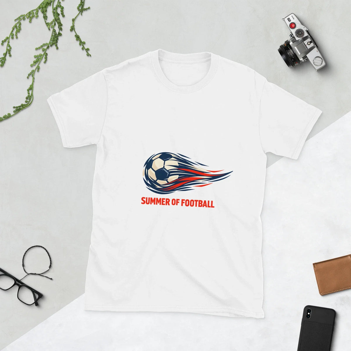 Summer of Football Soccer Shirt Unisex Sport Graphic Tee Fan Gift Season Unisex , , , Long Sleeve Tee
